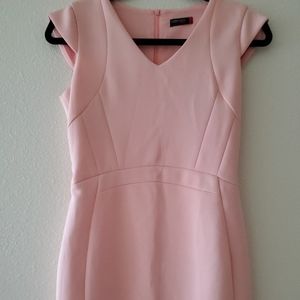 Pink midi dress